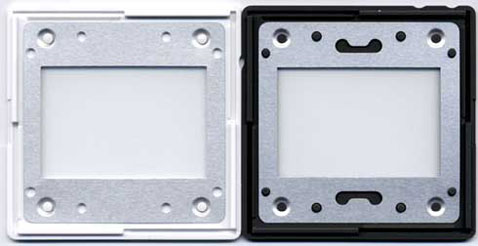 20 Pack Gepe 45x60 White 3mm Thickness 6 x 6cm Medium Format Anti-Newton Glass Slide Mount